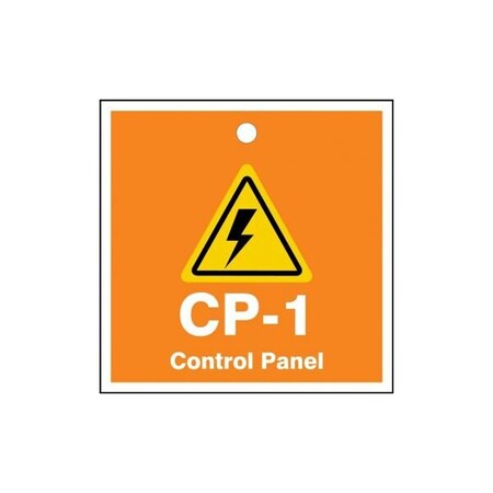 Accuform Self-Laminating PF-Cardstock, 3-1/4 in Width, 0.06 in Height, , 5 PK TDK201XVM